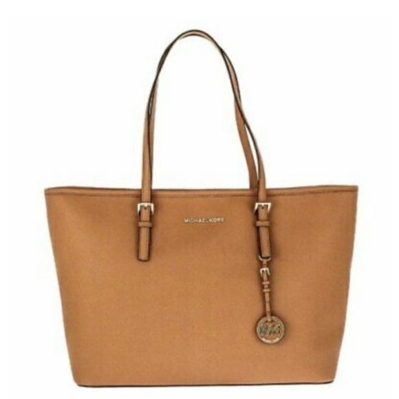 Michael Kors Handbags - Michael Kors Jet Set Travel Handbag in Acorn Tote